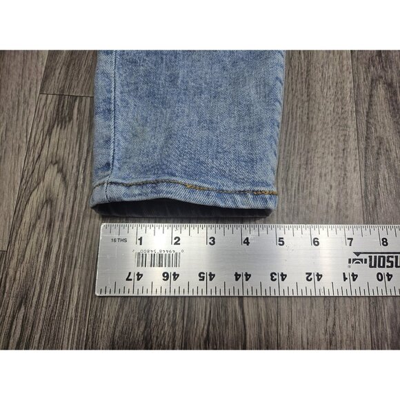 (3/$35) Old Navy Jeans Womens 4 Blue High Rise O.G. Straight Button Fly Denim - Picture 12 of 12